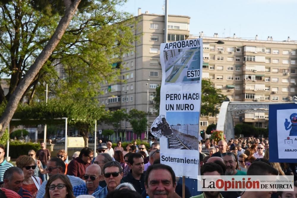 Manifestación por el Soterramiento en Murcia