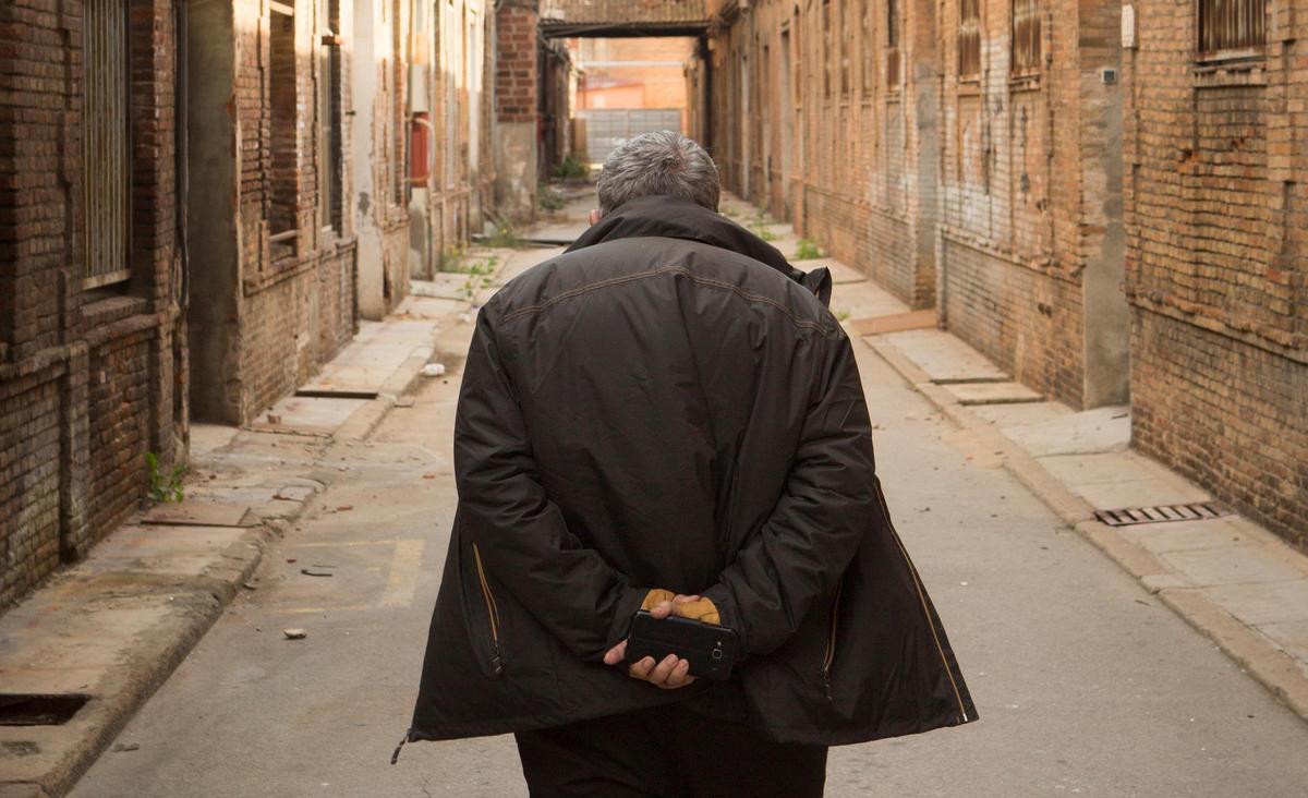 Domingo, en una de las calles de Can Batlló, en noviembre de 2016