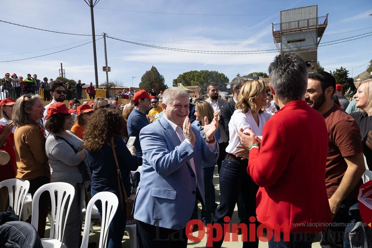 Presentación de José Vélez como candidato del PSOE a la presidencia de la Comunidad