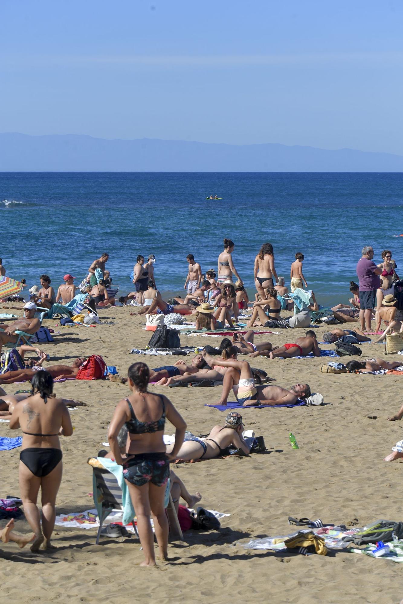 Primer día de 2022 en Las Canteras