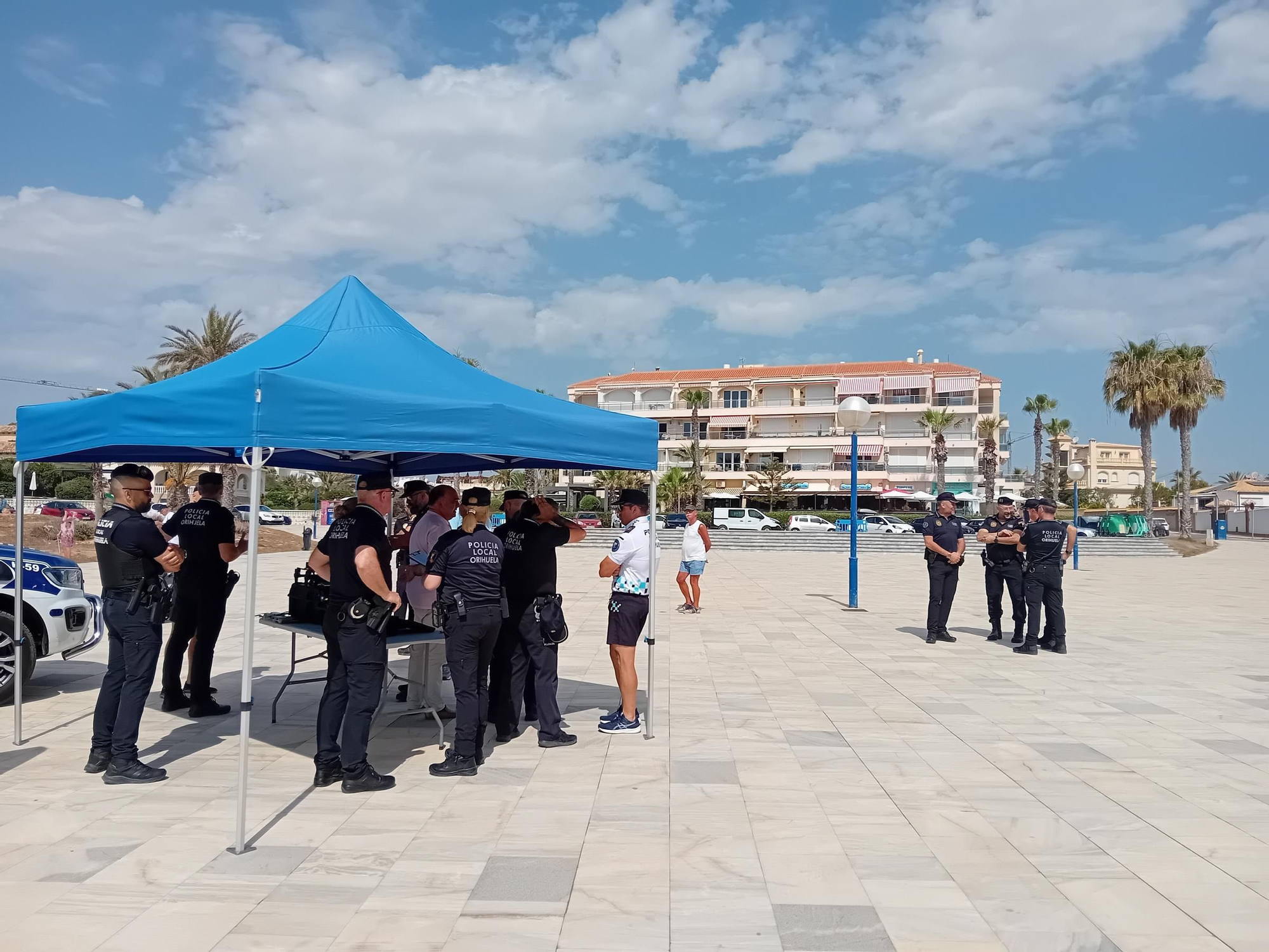 Dispositivo especial de seguridad en Orihuela Costa para el verano