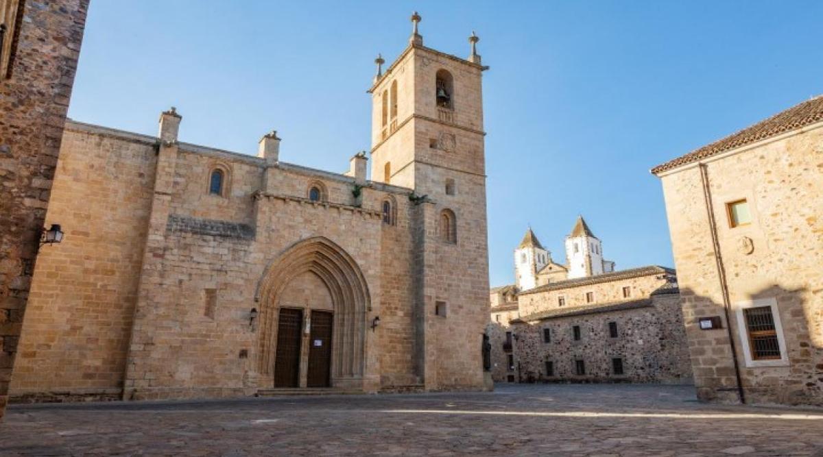 Concatedral de Santa María en Cáceres.