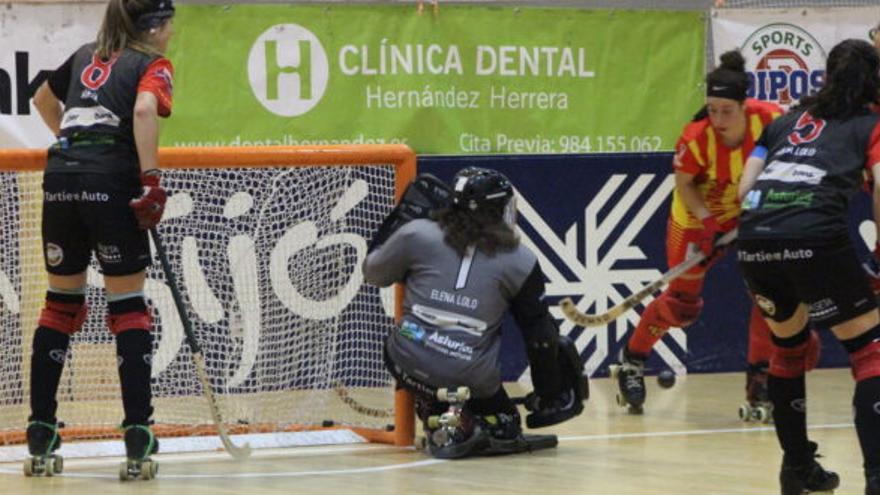 Un partido del Telecable Hockey Club