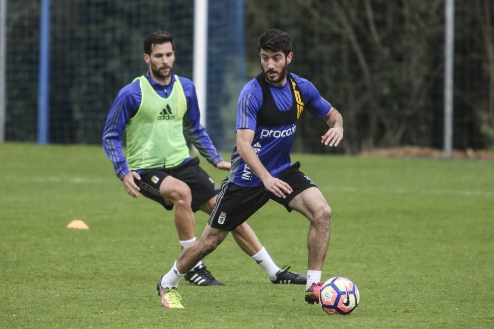 Entrenamiento del Real Oviedo en El Requexón