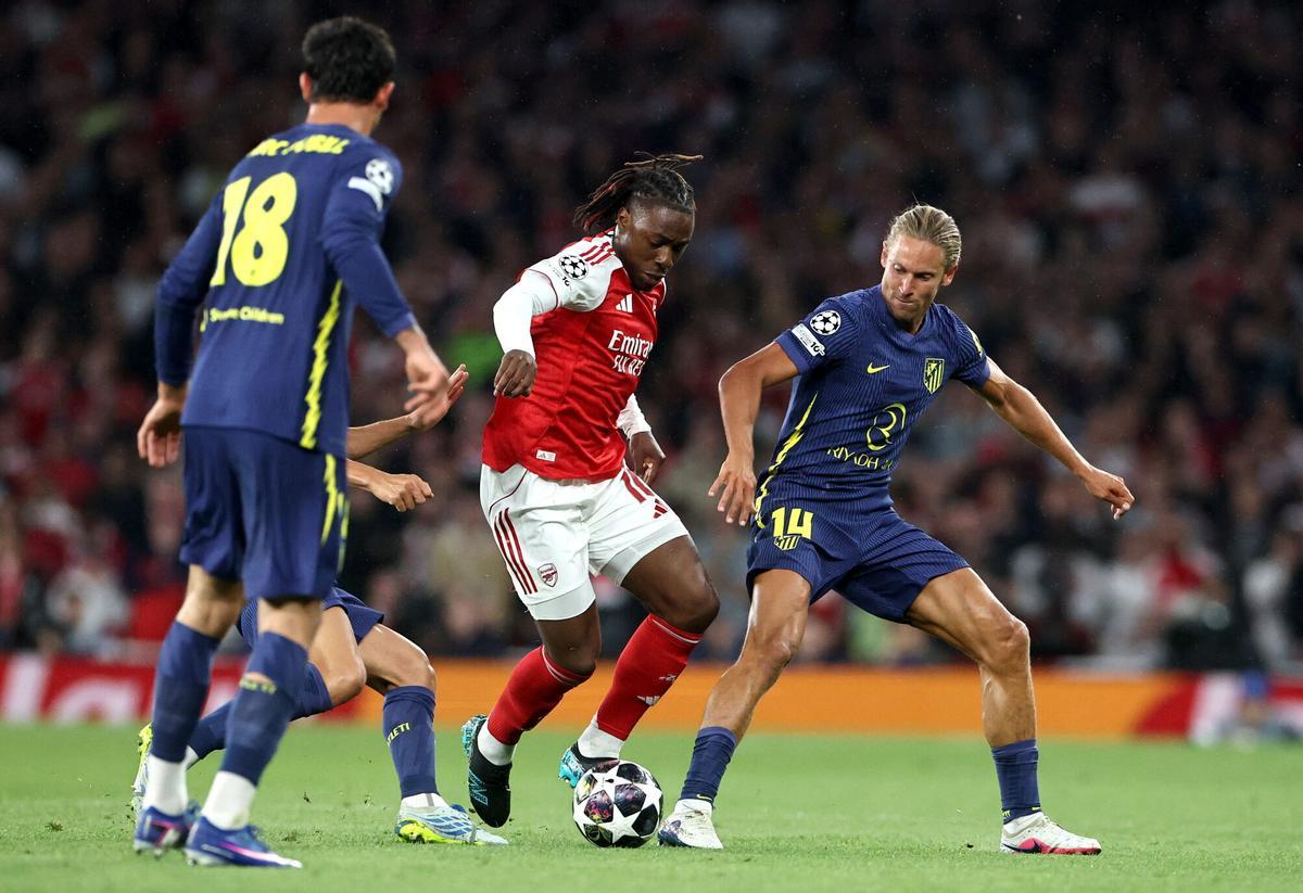 Champions League, semifinales: Arsenal - Atlético de Madrid, en imágenes.