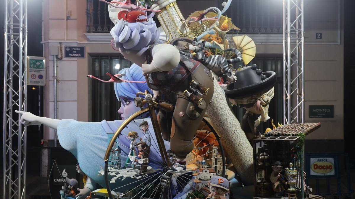 Así es la falla infantil Espartero-Ramón y Cajal, ganadora de Especial de las Fallas 2026