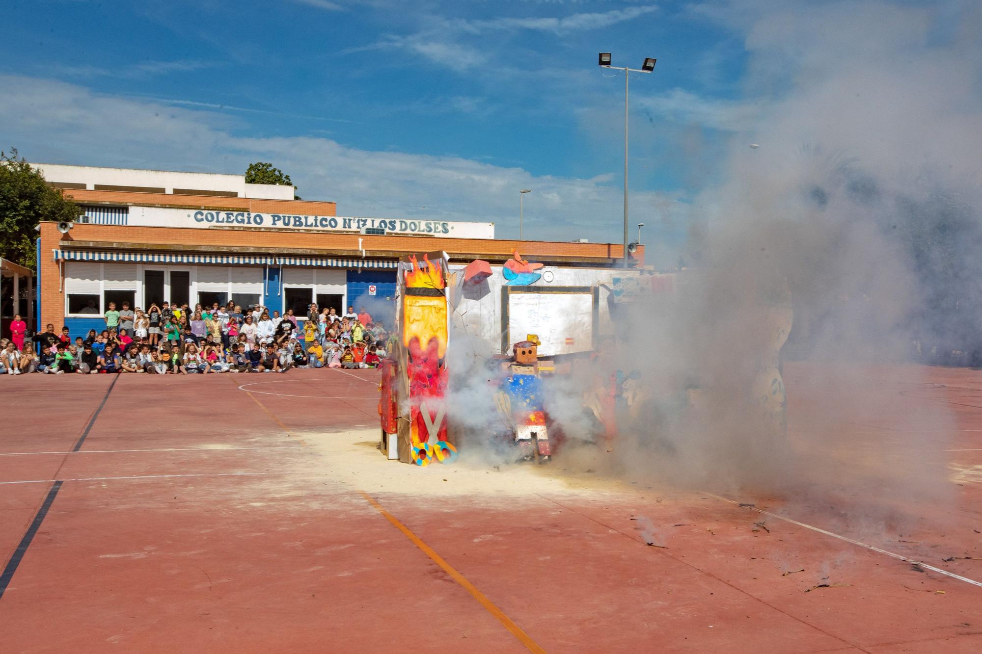 Cremà de Fallas en el CEIP Los Dolses