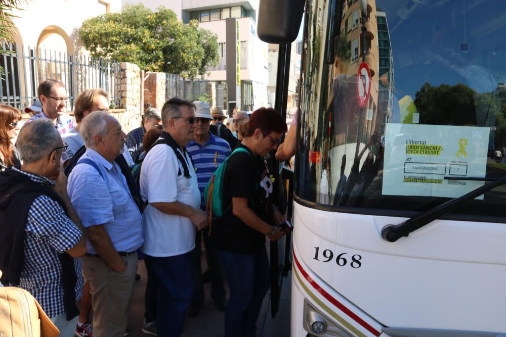 Manifestació a Barcelona per l'alliberament dels Jordis