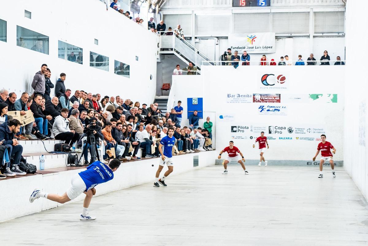 Final de raspall Pro2 al trinquet del Genovés