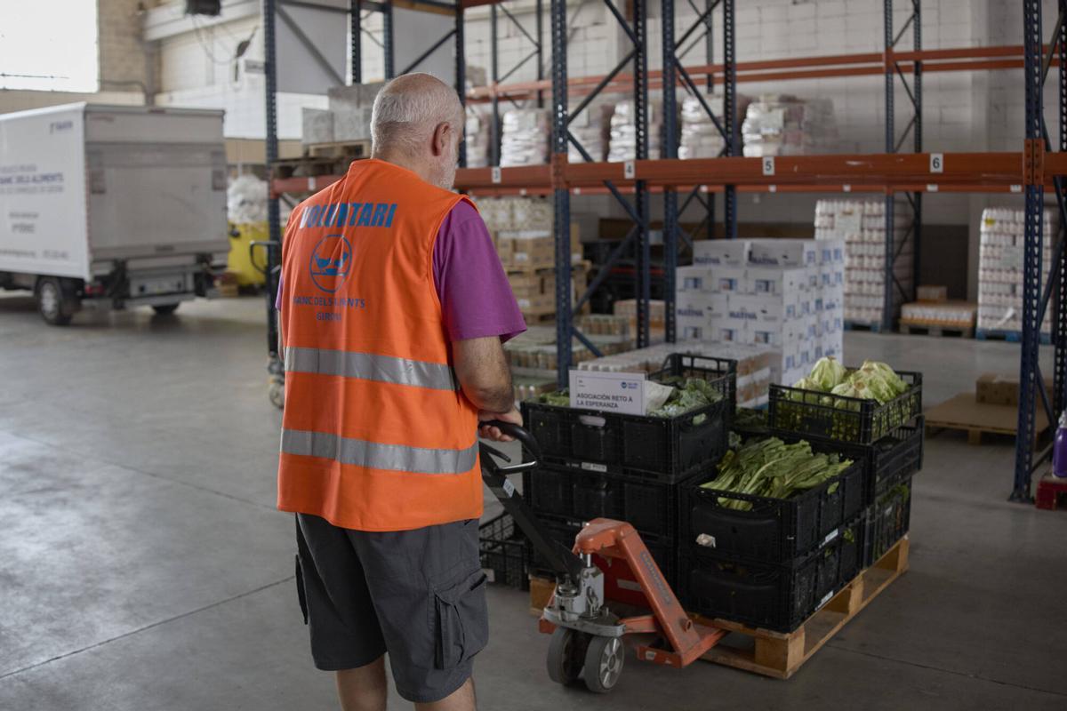 Les imatges del Banc d'Aliments de Girona