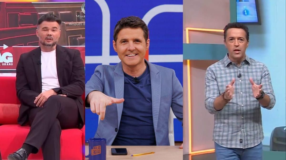 TVE se dispara con los récords de audiencia de 'Directo al grano' con Rufián, 'Malas lenguas' y 'Aquí la tierra'