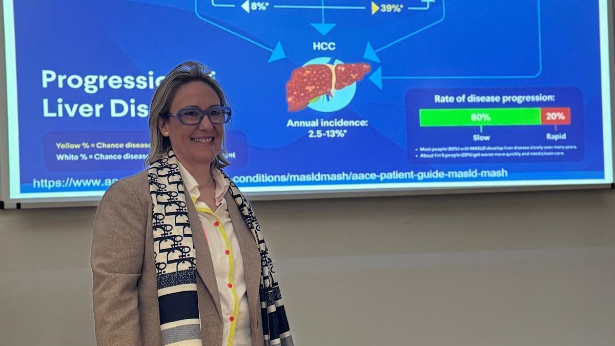 La enfermera benaventana Esther Fernández Corral.
