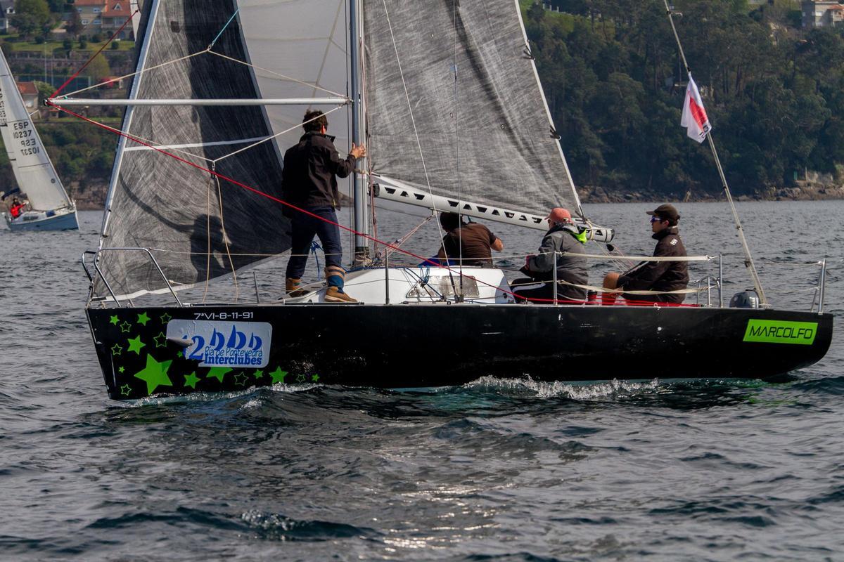 El Marcolfo en un momento de la última regata.