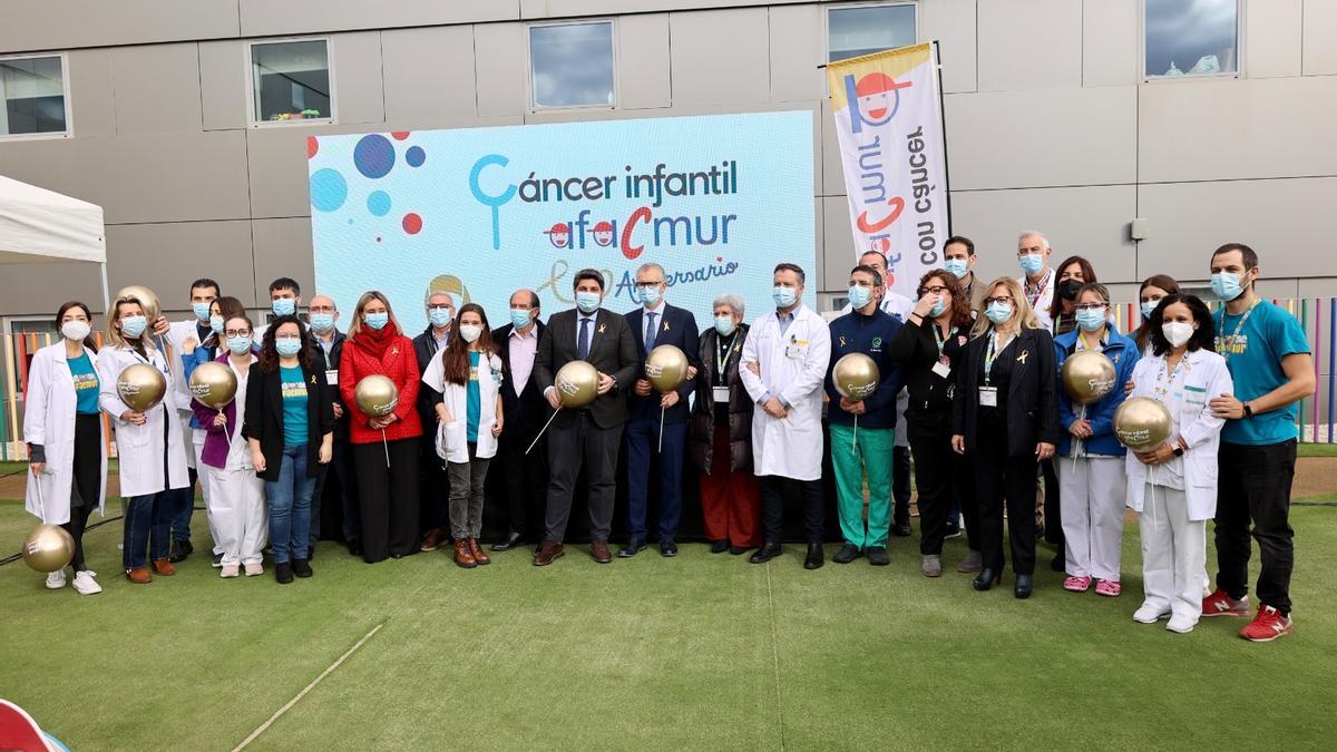 El presidente de la Región de Murcia, Fernand López Miras durante el acto de presentación.