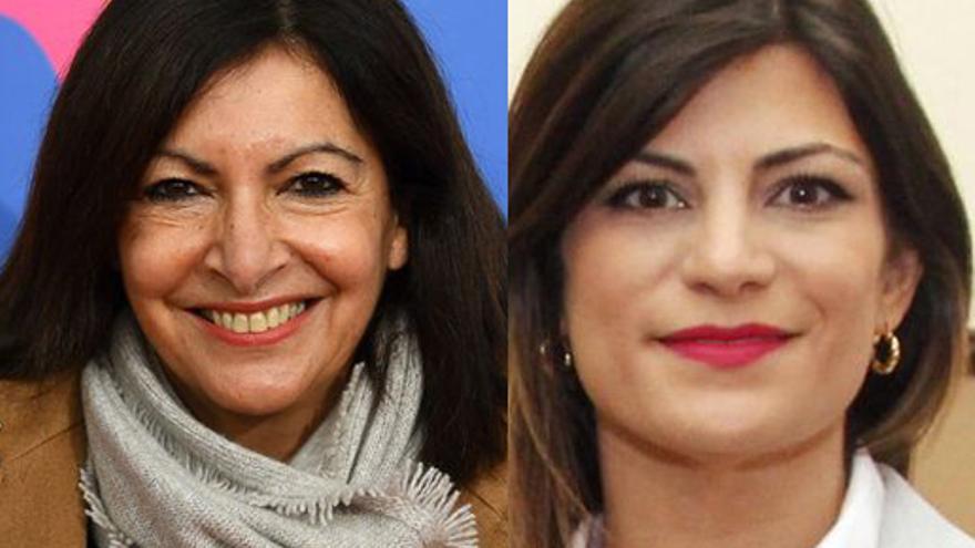 La alcaldesa de París felicitó a la regidora socialista de Santomera al acceder al cargo