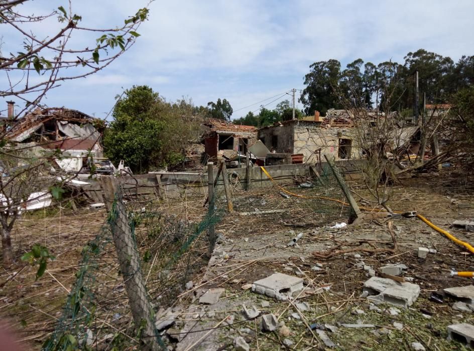 Explosión en Tui, Pontevedra | Así amanece la zona