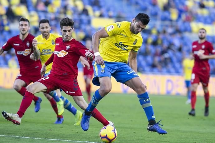 12.01.19. Las Palmas de Gran Canaria. Fútbol segunda división temporada 2018-19. UD Las Palmas-CA Osasuna. Estadio de Gran Canaria. Foto Quique Curbelo