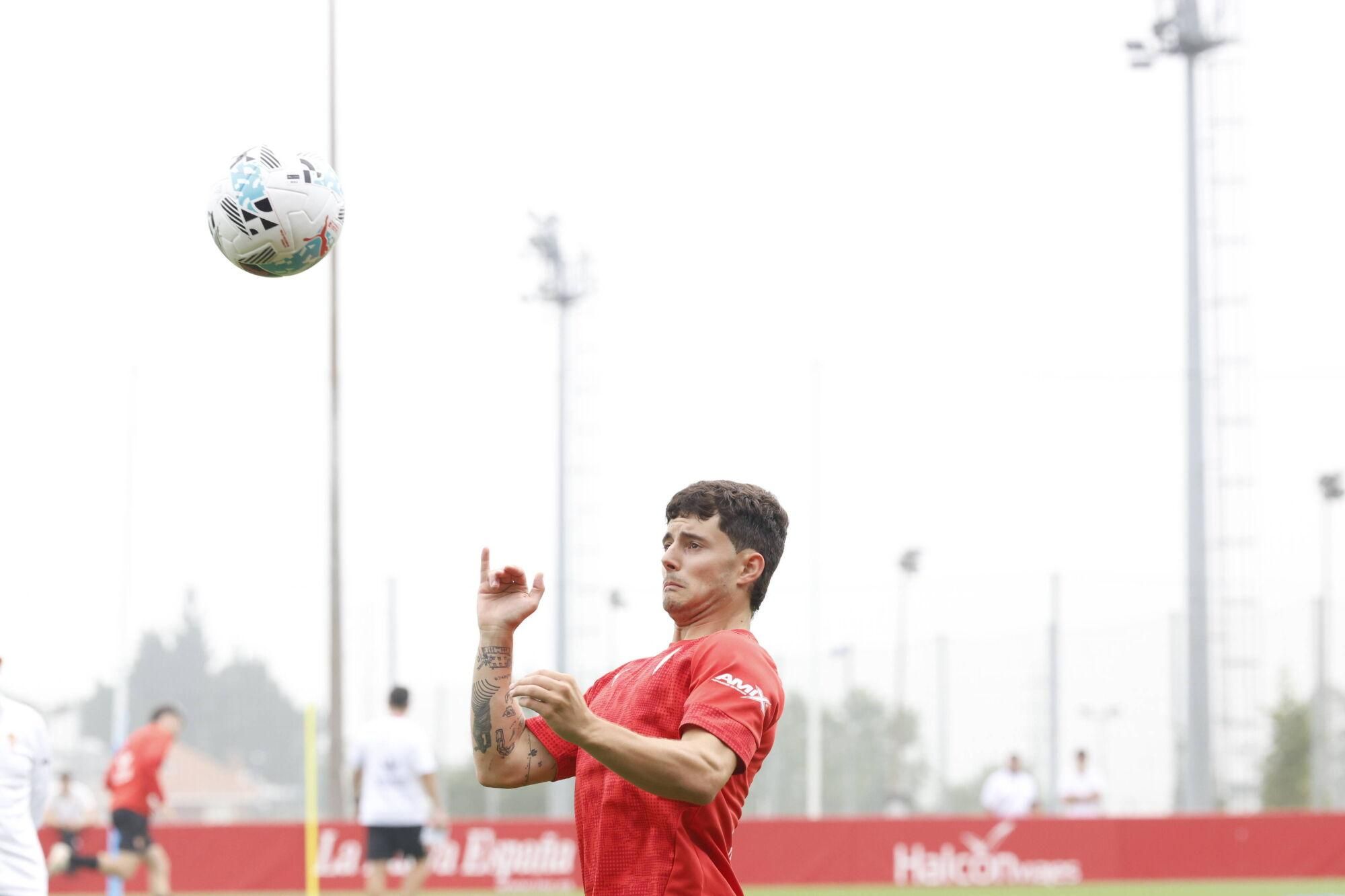EN IMÁGENES: Primer entrenamiento de Sporting tras el regreso de las vacaciones