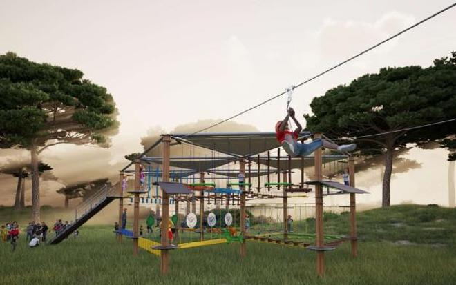 FOTOGALERÍA | Así será el nuevo Parque de Aventura y Naturaleza de Punta Umbría