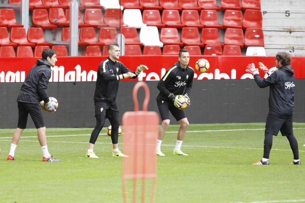 Entrenamiento del Sporting