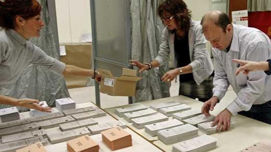 Preparativos de las últimas elecciones generales.