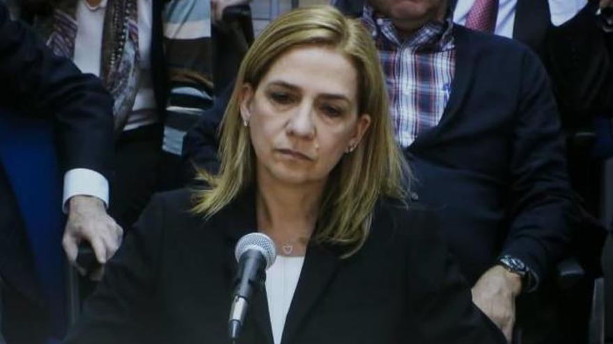 &quot;Una vergüenza&quot; de declaración de  la infanta Cristina  en el juicio de Nóos