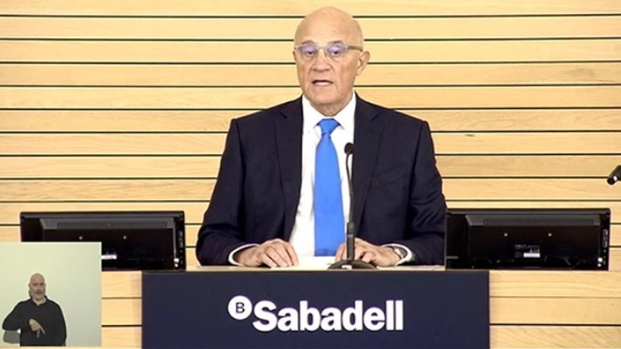 El presidente de Banco Sabadell, Josep Oliu, en una imagen de archivo.