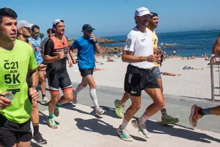 El influencer Pitufollow llega con su reto solidario a A Coruña: "Ha venido muchísima gente"