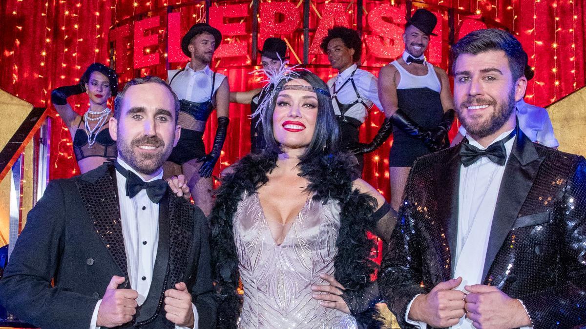 Aitor Albizua, Patricia Conde y Rodrigo Vázquez, en 'Telepasión'