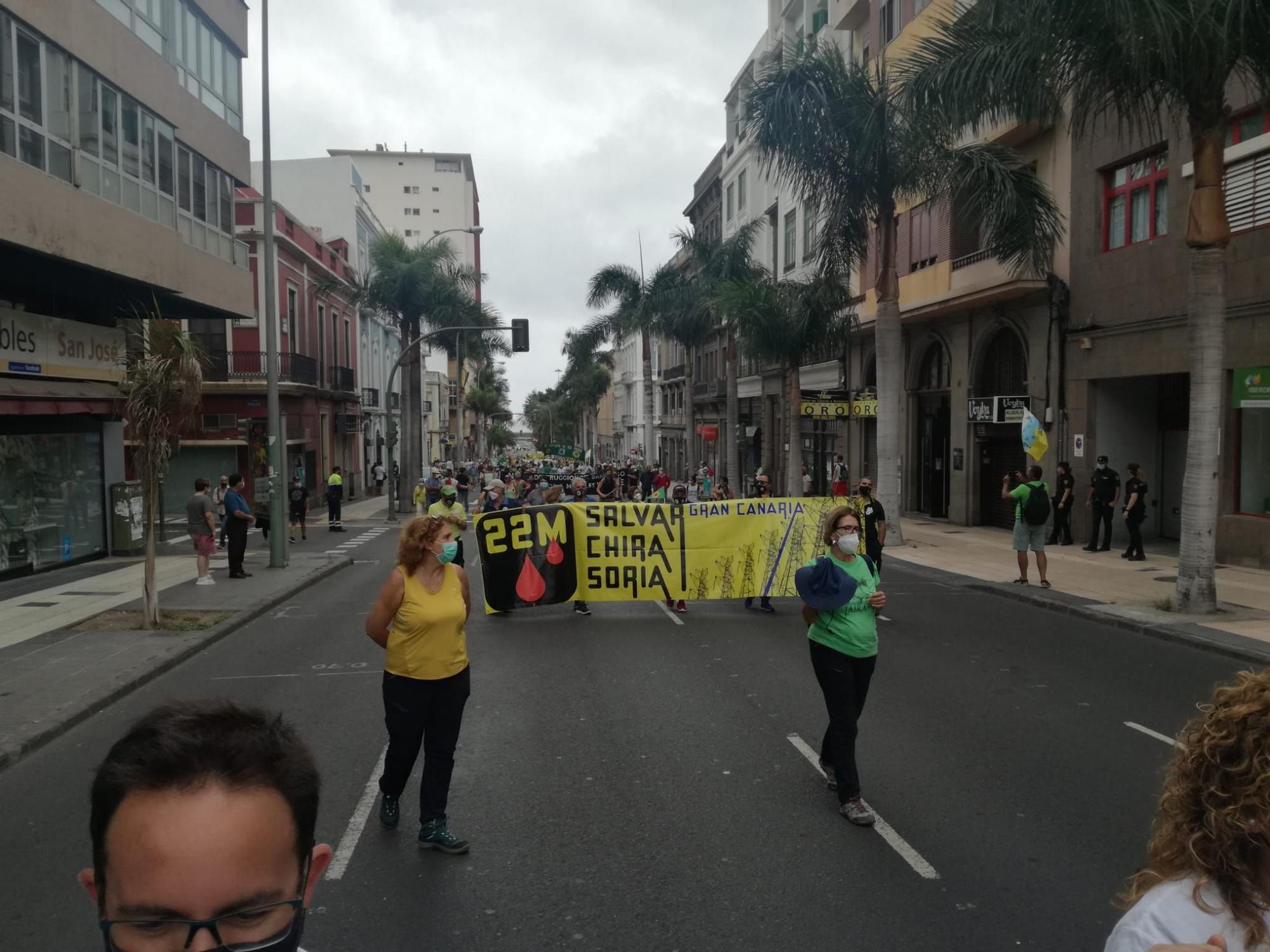 Protesta contra el proyecto Salto de Chira