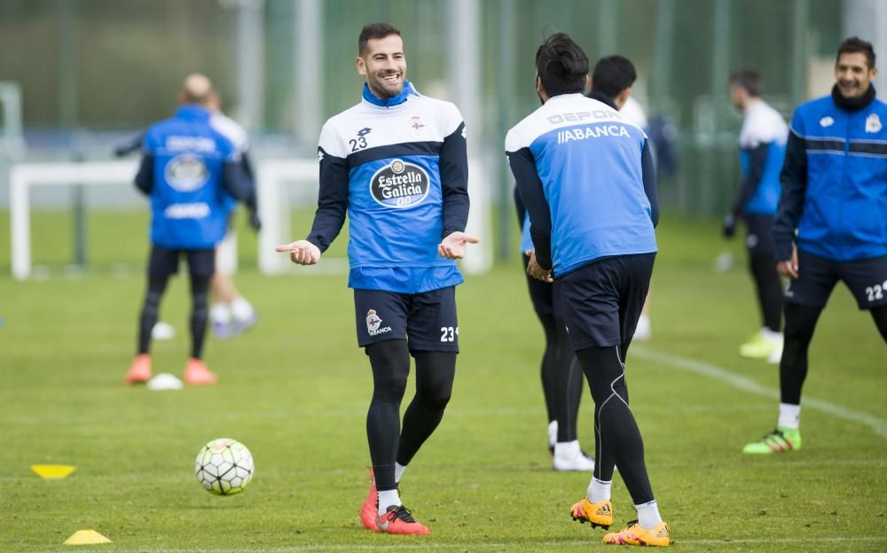 El Dépor prepara el partido del domingo contra el Granada