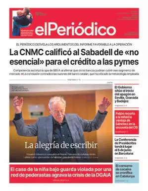 La portada de EL PERIÓDICO del 15 de mayo de 2025