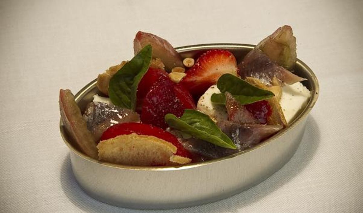 ’Llauna d’amanida de mozarella de bufala’, del xef Carles Abellan.