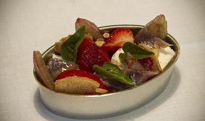 ’Llauna d’amanida de mozarella de bufala’, del xef Carles Abellan.