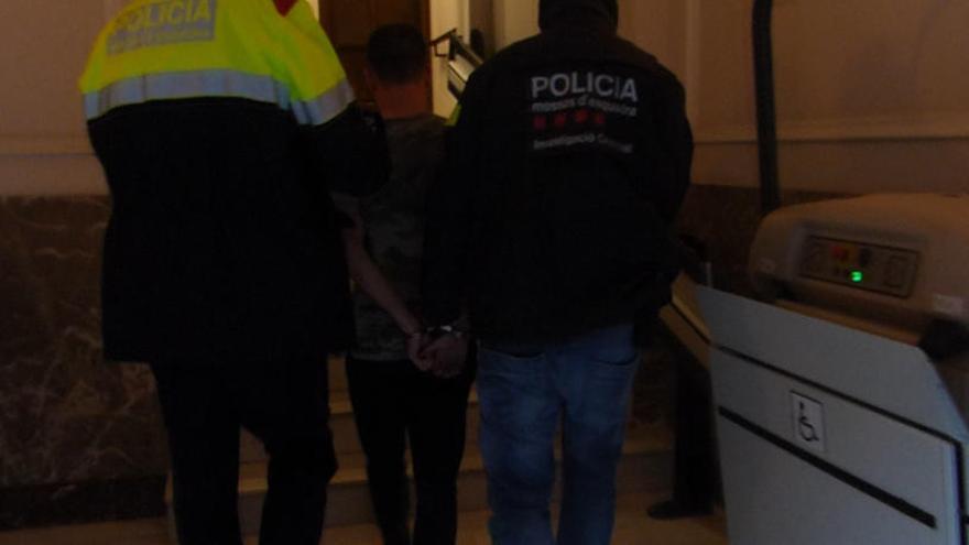 Un dels detinguts en l&#039;operació policial