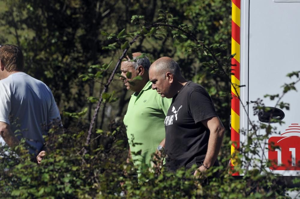 Rescate desaparecida en Mieres