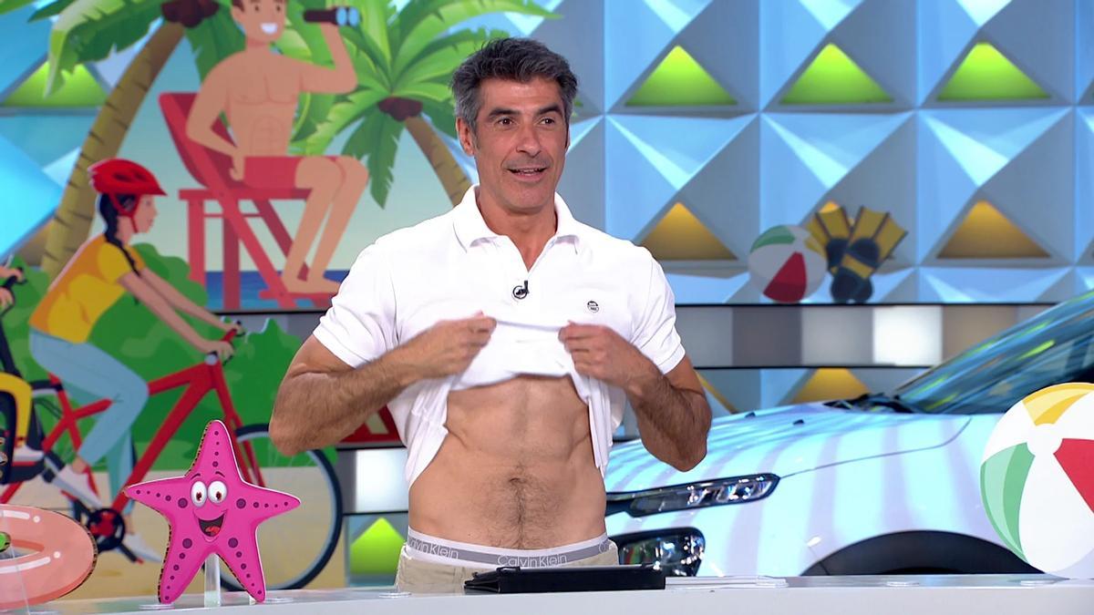 El presentador de La Ruleta de la Suerte, Jorge Fernández.