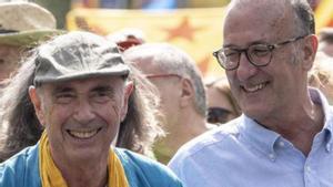 Lluís Llach i Xavier Antich. | FERRAN NADEU