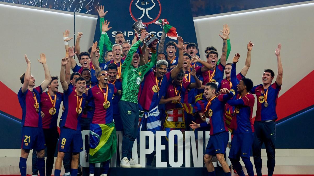 El Barça ganó con autoridad la Supercopa del 2025