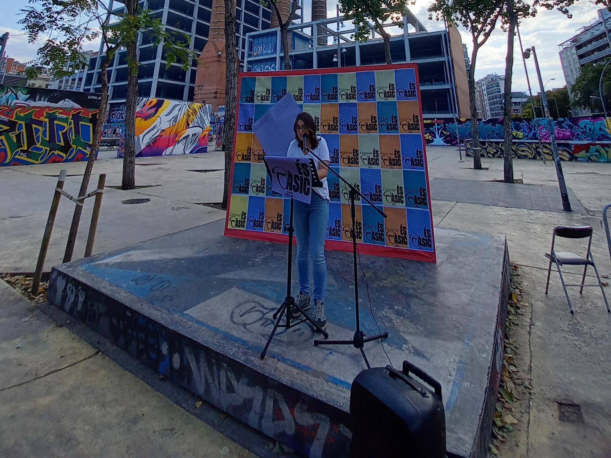 Carla Andreu, portaveu de la plataforma És Bàsic