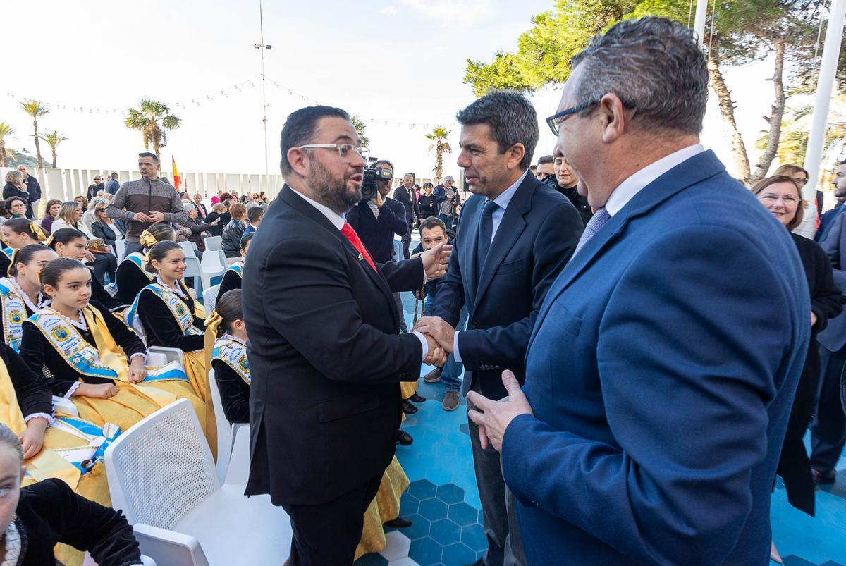 Mazón celebra el Día de la Constitución en Benidorm