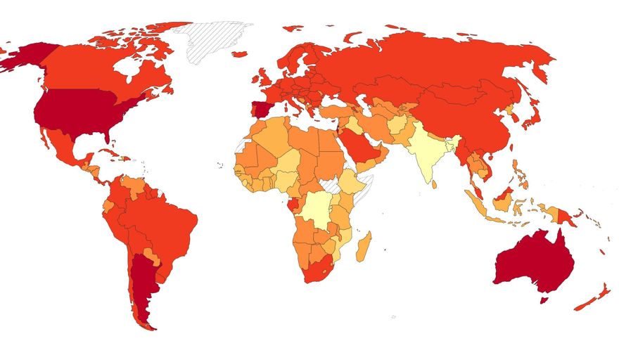 Los pases que ms carne consumen en el mundo Fuente FAO Our World In Data