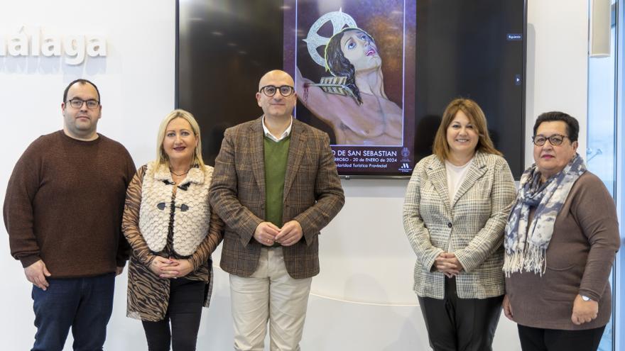 Presentación de las fiestsa en honor de San Sebastián, patrón de Algarrobo.