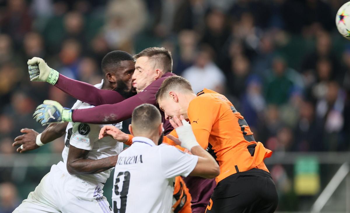 La acción del gol de Rüdiger en el Shakhtar 1 - 1 Real Madrid del 11 de octubre de 2022.