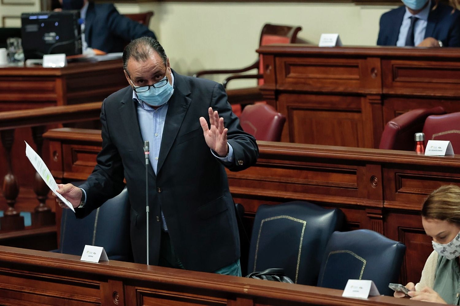 Pleno del parlamento de Canarias