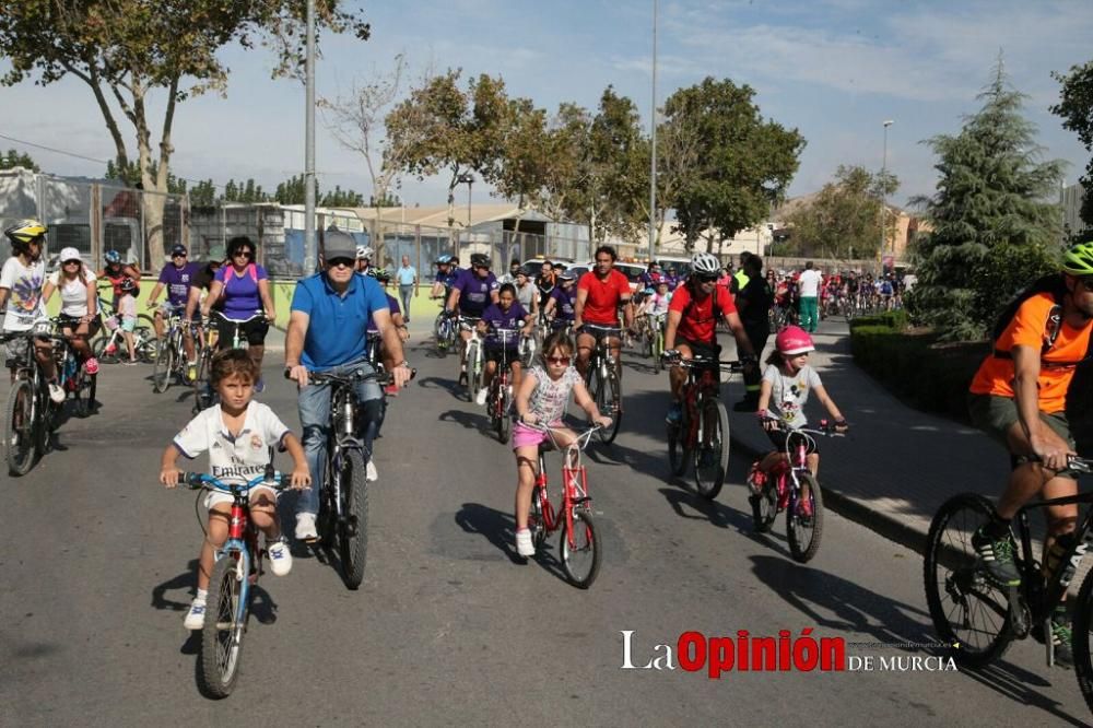 Ciclopaseo para clausular en Lorca los JDG