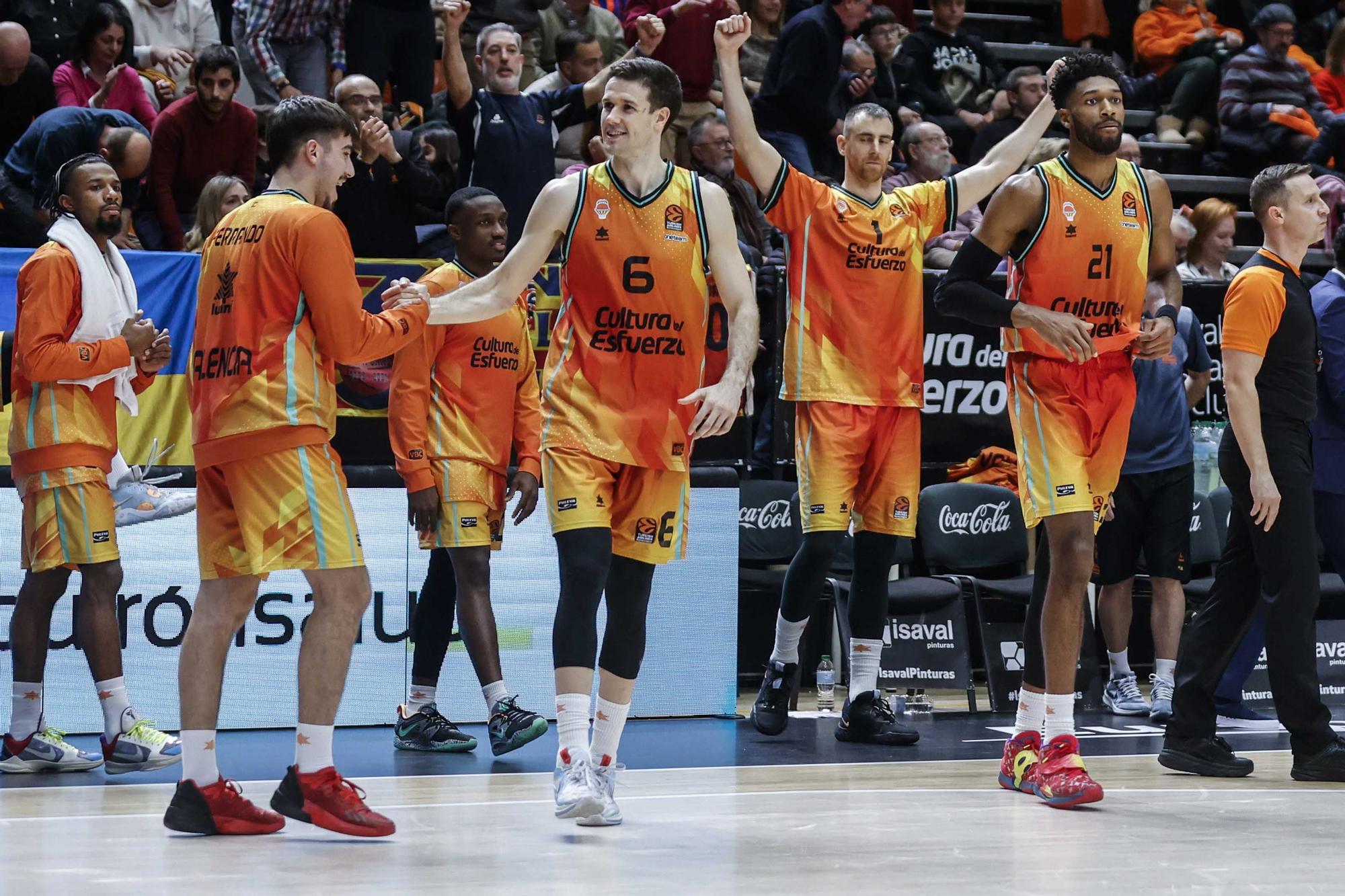 Victoria de Valencia Basket ante el Bayern de Munich