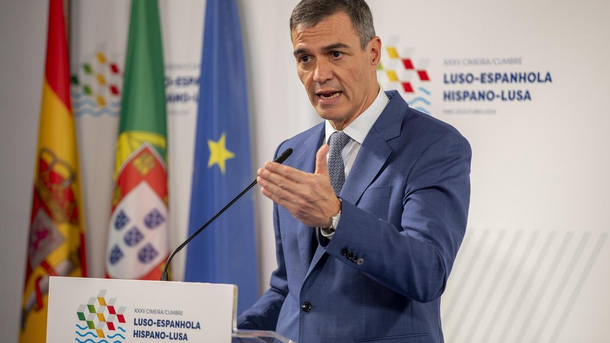 El presidente del Gobierno, Pedro Sánchez, en una comparecencia reciente.