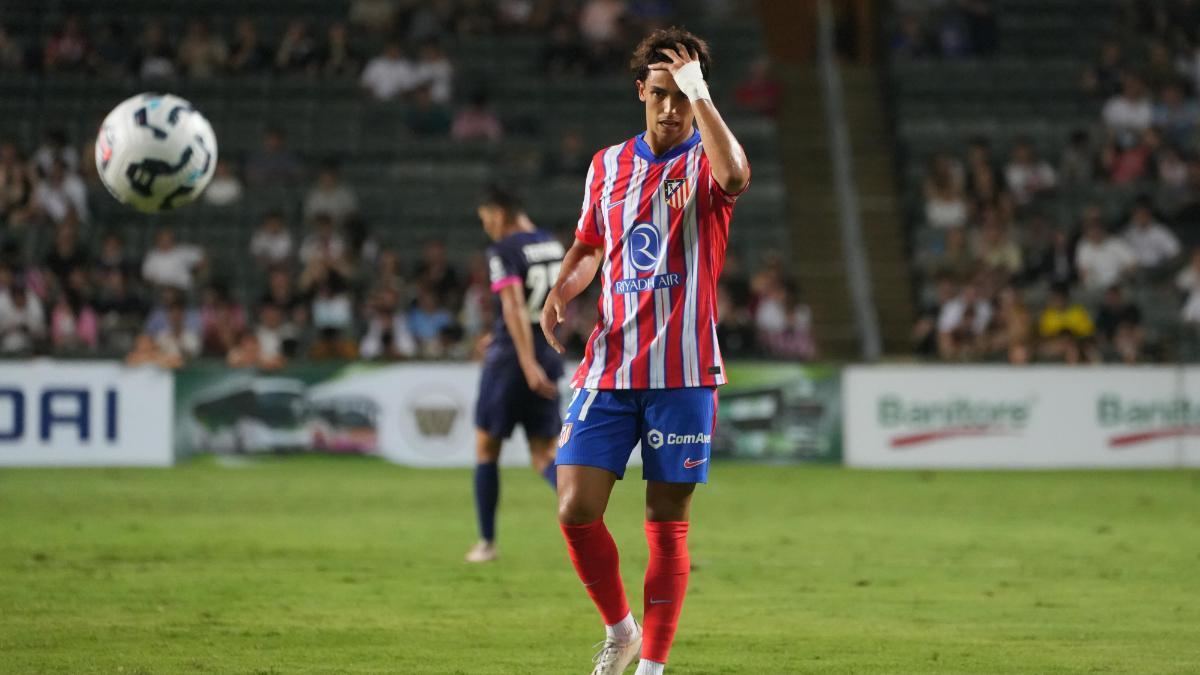 Joao Felix, en la pretemporada con el Atlético de Madrid