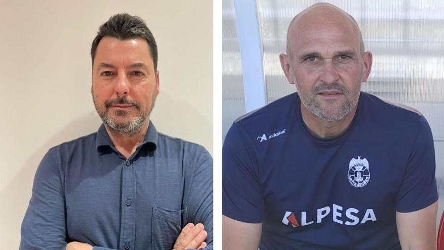 El presidente y el entrenador de la UE Tavernes